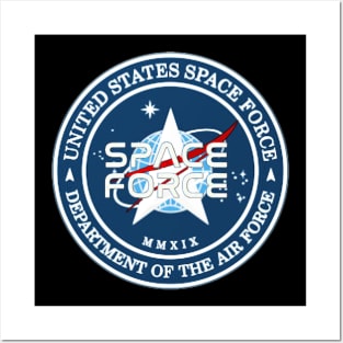 Space Force logo Posters and Art